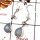 Rainbow Moonstone Cab H - SBP956-Solid 925 Sterling Silver Spring Design Earrings Cab Gemstone Handmade Collection