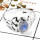 Rainbow Moonstone Cab F - SDR587-Solid 925 Sterling Silver Trinity Design Ring With Cab Gemstone