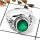 Green Onyx Cut D - SDR584-Awesome Semiprecious Cut Stone Ring Solid 925 Sterling Silver