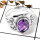 Amethyst Cut H - SDR584-Awesome Semiprecious Cut Stone Ring Solid 925 Sterling Silver