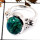 Chrysocolla Cab E - RBS854-Solid 925 Sterling Silver Cab Gemstone Light Weight Tinny Ring