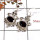 Garnet Cut A - SDE699-New Collection Semiprecious Cut Stone Designer Earrings 925 Sterling Silver
