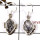 Herkimer Diamond D - SDE695-Solid 925 Sterling Silver Designer Dangle Earrings Cab & Cut Gemstone