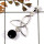 Black Onyx Cut B - SD568-Gorgeous Cut Gemstone Celtic Trinity Design Pendant 925 Sterling Silver