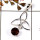 Smokey Cut F - SD568-Gorgeous Cut Gemstone Celtic Trinity Design Pendant 925 Sterling Silver
