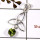 Peridot Cut J - SD568-Gorgeous Cut Gemstone Celtic Trinity Design Pendant 925 Sterling Silver