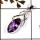 Amethyst Cut B - SD567-Natural Cut Gemstone 925 Silver Designer Light Weight Pendant