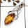 Citrine Cut O - SD567-Natural Cut Gemstone 925 Silver Designer Light Weight Pendant
