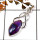 Purple Copper Turquoise Cab O - SD566-Part Wear Cut Gemstone Designer Pendant 925 Sterling Silver