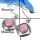 Phosphosiderite Cab C - SPE802-Natural Phosphosiderite Cabochon Stone Plain Setting Earrings 925 Sterling Silver
