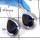 Lapis Druzy D - SPE801-Party Wear Blue Lazuli Lapis Druzy Earrings 925 Sterling Silver Plain Setting