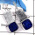 Lapis Druzy O - SPE801-Party Wear Blue Lazuli Lapis Druzy Earrings 925 Sterling Silver Plain Setting