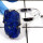 Lapis Druzy E - SPR951-Solid 925 Sterling Silver Prong Setting Rings Natural Blue Lazuli Lapis Druzy