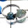 Aquamarine Rough B - PSR745-Natural Aquamarine Rough Plain Setting Wholesale Rings 925 Sterling Silver