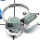 Aquamarine Rough L - PSR745-Natural Aquamarine Rough Plain Setting Wholesale Rings 925 Sterling Silver