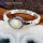 Ethiopian Opal Cab O - SFJ898-Gorgeous Ethiopian Opal Cab Gemstone Two Tone Ring 925 Sterling Silver