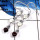Pearl & Garnet Cab A - SPE786-Party Wear Cab & Cut Gemstone Long Earrings Solid 925 Silver Plain Setting