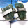Green Kyanite Rough Stone A - PSR743-Solid 925 Silver Plain Setting Natural Green Kyanite Rough Stone Ring