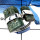 Green Kyanite Rough Stone C - PSR743-Solid 925 Silver Plain Setting Natural Green Kyanite Rough Stone Ring