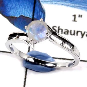 Rainbow Moonstone Cut A - SCR804-Natural Cut Gemstone 925 Sterling Silver Wholesale Casting Rings Rainbow Moonstone Cut A - SCR804-Natural Cut Gemstone 925 Sterling Silver Wholesale Casting Rings