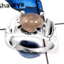 Rose Quartz Cab A - SCR800-Semiprecious Cab Gemstone Casting Ring Solid 925 Sterling Silver