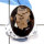 Smokey Cut B - CMJ838-Party Look Semiprecious Cut Gemstone 925 Sterling Silver Ring