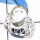 Crystal Cut D - CMJ838-Party Look Semiprecious Cut Gemstone 925 Sterling Silver Ring