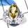 Citrine Cut J - CMJ838-Party Look Semiprecious Cut Gemstone 925 Sterling Silver Ring