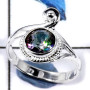 Mystic Cut B - CMJ837-Solid 925 Sterling Silver Superb Cut Gemstone Light Weight Ring