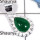 Green Onyx Cab F - CMJ817-Indian Factory Made Cab Gemstone Pendant Solid 925 Sterling Silver