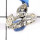 Crystal Cut C - SCR792-925 Sterling Silver Fabulous Handmade Designer Casting Rings