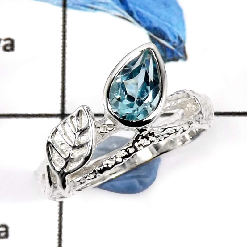 Blue Topaz Cut O - SCR792-925 Sterling Silver Fabulous Handmade Designer Casting Rings Blue Topaz Cut O - SCR792-925 Sterling Silver Fabulous Handmade Designer Casting Rings