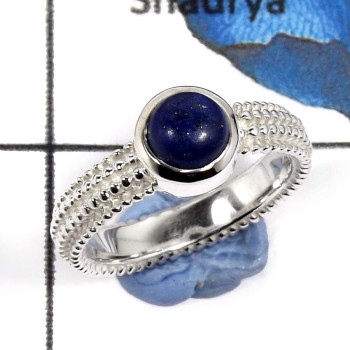 Lapis Lazuli J - SCR787-Genuine Gemstones Designer Casting Rings 925 Sterling Silver Lapis Lazuli J - SCR787-Genuine Gemstones Designer Casting Rings 925 Sterling Silver