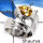 Citrine Cut O - SCR784-Faceted Cut Fabulous Designer Casting Rings 925 Sterling Silver