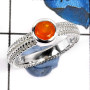 Carnelian Cut B - SCR783-Glorious Faceted Cut Gemstones Designer Casting Rings 925 Sterling Silver