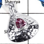 Pink Topaz Cut I - CMJ785-Amazing Natural Cut Gemstone Solid 925 Sterling Silver Pendant