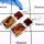Sandstone & Tiger Eye Cab B - SDE650-Solid 925 Sterling Silver Sandstone & Tiger Eye Gemstone Party Wear Earrings