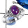 Purple Turquoise Cab A - SDR577-Solid 925 Sterling Silver Stunning Cab Gemstone Designer Ring