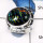 Dichroic Glass H - PSR742-Eye Catching Dichroic Glass Gemstones Wholesale Handmade Rings 925 Sterling Silver