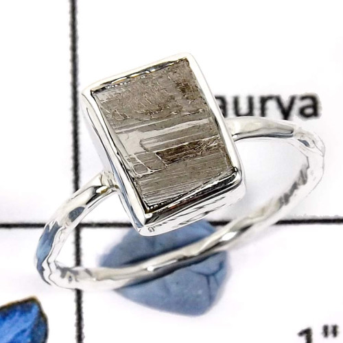 Meteroite F - SDR575-925 Sterling Silver Beautiful Meteroite Gemstone Factory Wholesale Designer Rings Meteroite F - SDR575-925 Sterling Silver Beautiful Meteroite Gemstone Factory Wholesale Designer Rings