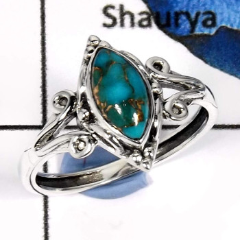 Blue Copper Turquoise D - RBS853-Adorable Cut & Cab Gemstones Designer Baby Rings 925 Sterling Silver Blue Copper Turquoise D - RBS853-Adorable Cut & Cab Gemstones Designer Baby Rings 925 Sterling Silver