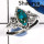 Blue Copper Turquoise D - RBS853-Adorable Cut & Cab Gemstones Designer Baby Rings 925 Sterling Silver