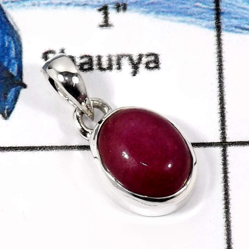 Ruby D - ISP595-Exclusive Factory Wholesale Handmade Girls Small Pendants 925 Sterling Silver