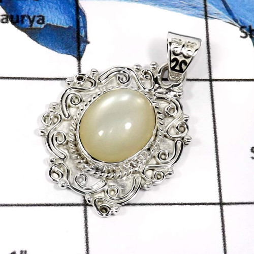 Cats Eye F - SD488-Glorious Gemstones Indian Wholesale Designer Pendants 925 Sterling Silver Cats Eye F - SD488-Glorious Gemstones Indian Wholesale Designer Pendants 925 Sterling Silver