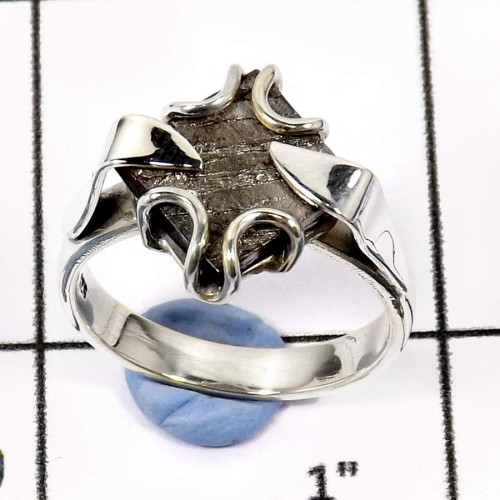 Meteroite A - SDR566-Fabulous Gemstone Meteroite Designer Rings 925 Sterling Silver Meteroite A - SDR566-Fabulous Gemstone Meteroite Designer Rings 925 Sterling Silver