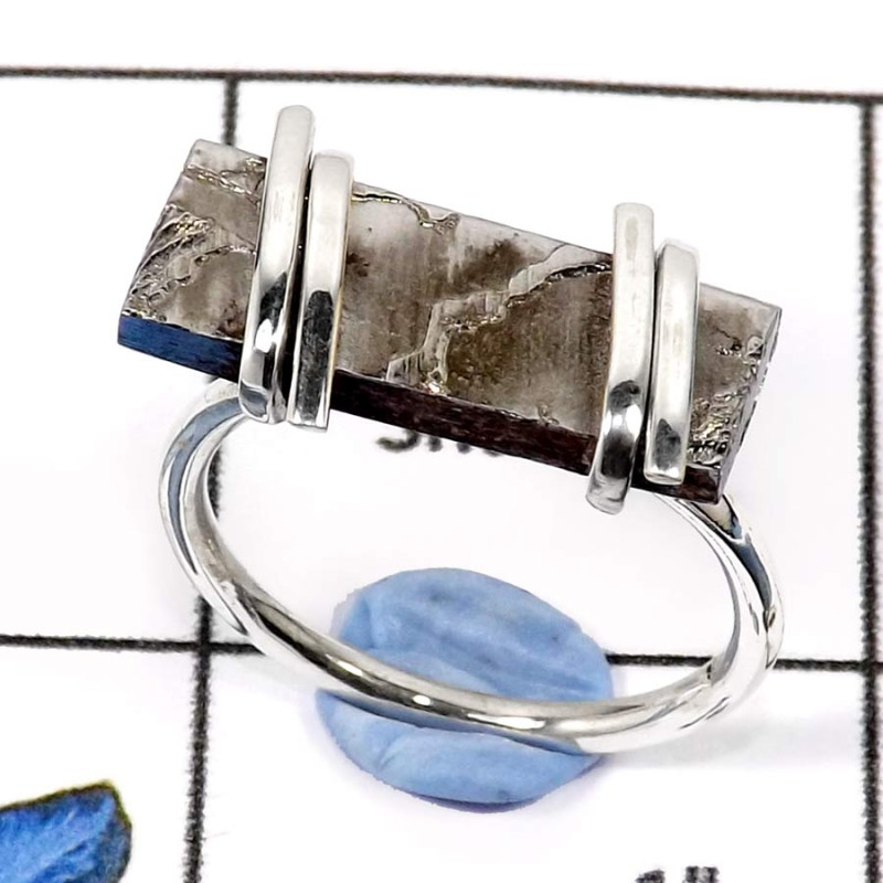 Meteroite B - SDR566-Fabulous Gemstone Meteroite Designer Rings 925 Sterling Silver Meteroite B - SDR566-Fabulous Gemstone Meteroite Designer Rings 925 Sterling Silver