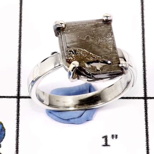 Meteroite E - SDR566-Fabulous Gemstone Meteroite Designer Rings 925 Sterling Silver Meteroite E - SDR566-Fabulous Gemstone Meteroite Designer Rings 925 Sterling Silver