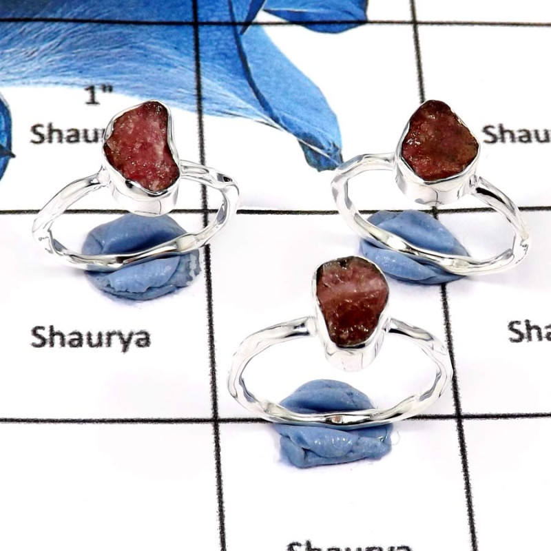 Tourmaline Rough G - SRR979-925 Sterling Silver Rough Gemstones Factory Wholesale Rings Tourmaline Rough G - SRR979-925 Sterling Silver Rough Gemstones Factory Wholesale Rings