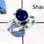 Lapis Lazuli C - CMJ774-Beautiful Fashion Jewelry Small Baby Rings 925 Sterling Silver