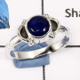 Lapis Lazuli F - CMJ774-Beautiful Fashion Jewelry Small Baby Rings 925 Sterling Silver